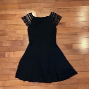 Lauren Ralph Lauren Black Midi Dress